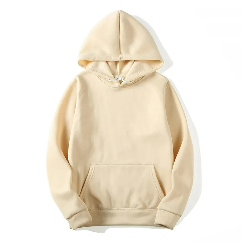 Men's and Women's Casual Solid Color Hoodie Sweatshirt - Jacques Essential