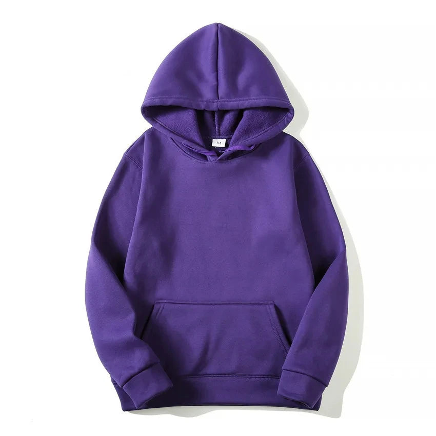 Men's and Women's Casual Solid Color Hoodie Sweatshirt - Jacques Essential