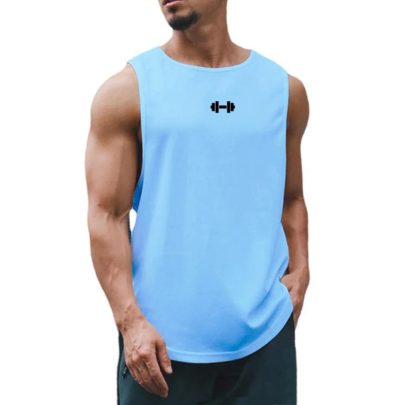 Men's Summer Gym Tank Top, Quick-Dry, Sleeveless Fitness Shirt! - Jacques Essential