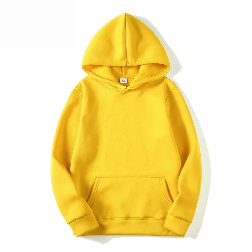 Men's and Women's Casual Solid Color Hoodie Sweatshirt - Jacques Essential