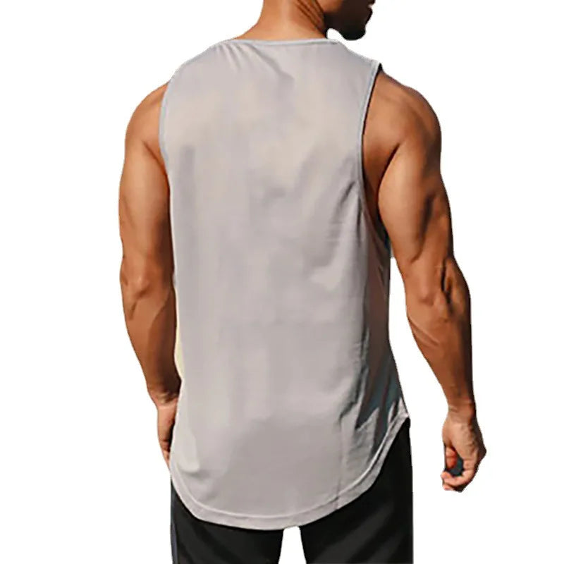 Men's Summer Gym Tank Top, Quick-Dry, Sleeveless Fitness Shirt! - Jacques Essential